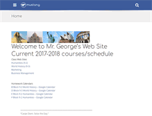 Tablet Screenshot of georgeacademics.com